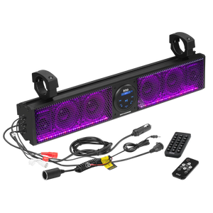 Boss Audio Systems ATV UTV 26in Sound Bar System w/ RGB Illumination