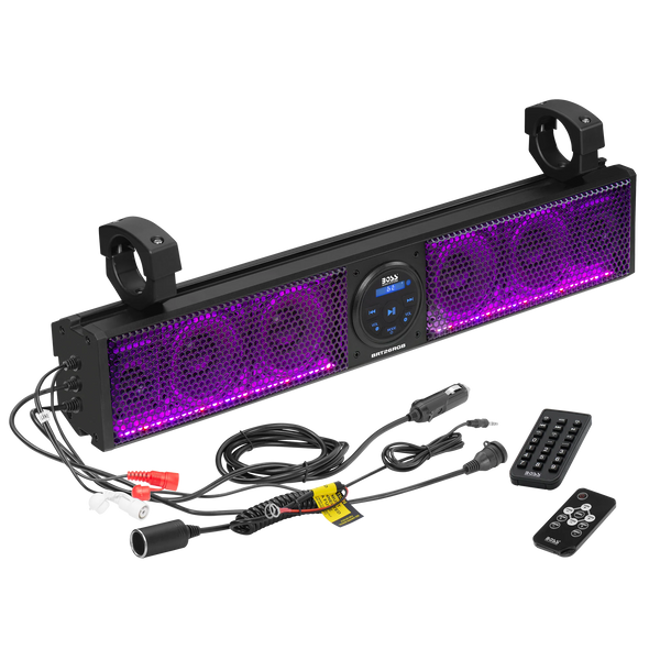 Boss Audio Systems ATV UTV 26in Sound Bar System w/ RGB Illumination