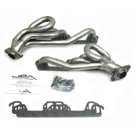 JBA 1996 - 2003 Dodge Dakota / 1998 - 2002 Durango / 1996 - 2002 Ram 1500/2500/3500 1-1/2in Primary Raw 409SS Cat4Ward Header