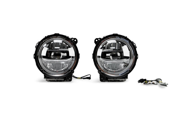 DV8 Offroad 2018+ Jeep Wrangler JL/ 2020 + Gladiator JT LED Projector Headlights