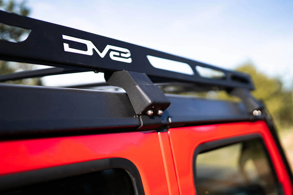 DV8 Offroad 2007 - 2018 Jeep Wrangler JK 4 DR / 2018 + JL 2 DR & JT / 2018 + Gladiator Roof Rack