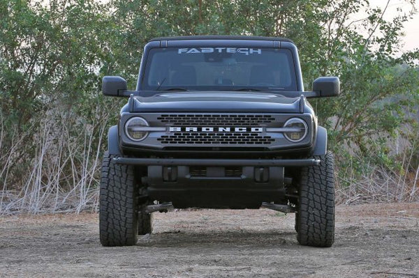 Fabtech 2021 + Ford Bronco 4-Door Dirt Logic 2.5 Resi Coilovers 4in UCA Kit w/Uniball