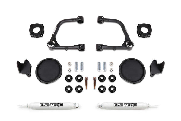 Fabtech 2022 Toyota Tundra 3in Uniball UCA Lift Kit – Front Shock Spacers & Rear Coil Spring Spacer