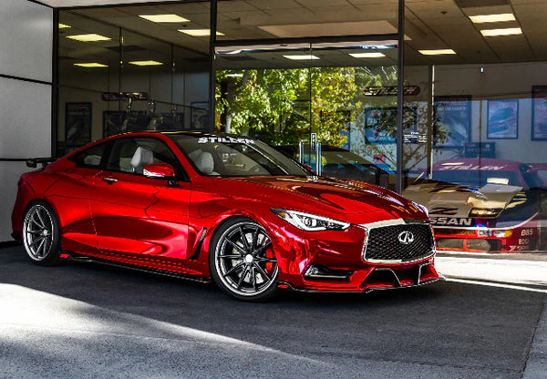 STILLEN 2017-2021 Infiniti Q60 Front Splitter & Winglets [Unfinished] - KB11232UF