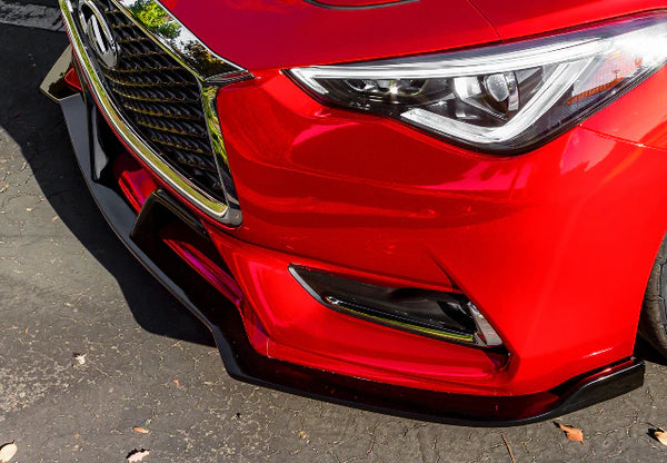 STILLEN 2017-2021 Infiniti Q60 Front Splitter & Winglets [Unfinished] - KB11232UF
