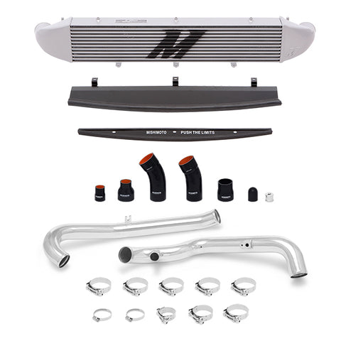 Mishimoto 2014-2019 Ford Fiesta ST 1.6L Front Mount Intercooler (Silver) Kit w/ Pipes (Silver)