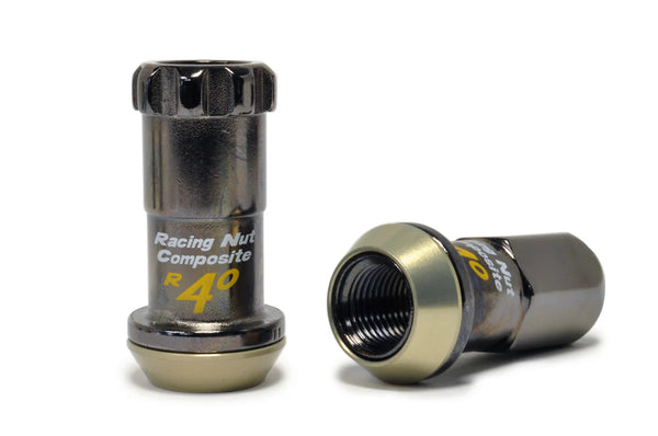 Project Kics 12x1.25 R40 Lug Nuts - Black (16+4 Locks)