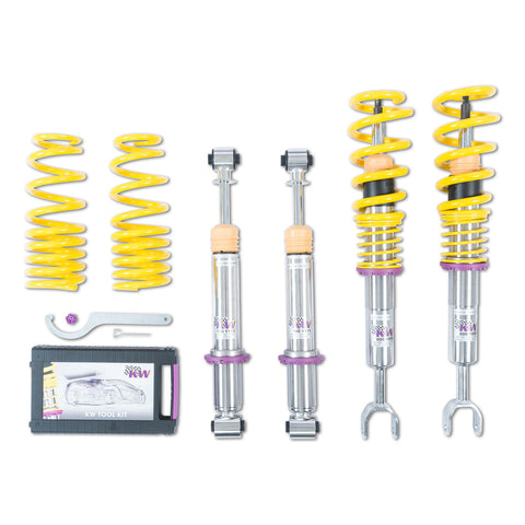 KW Coilover Kit V1 1995 - 2001 Audi A4 S4 (8D/B5 B5S) Sedan + Avant; Quattro incl. S4; all engines