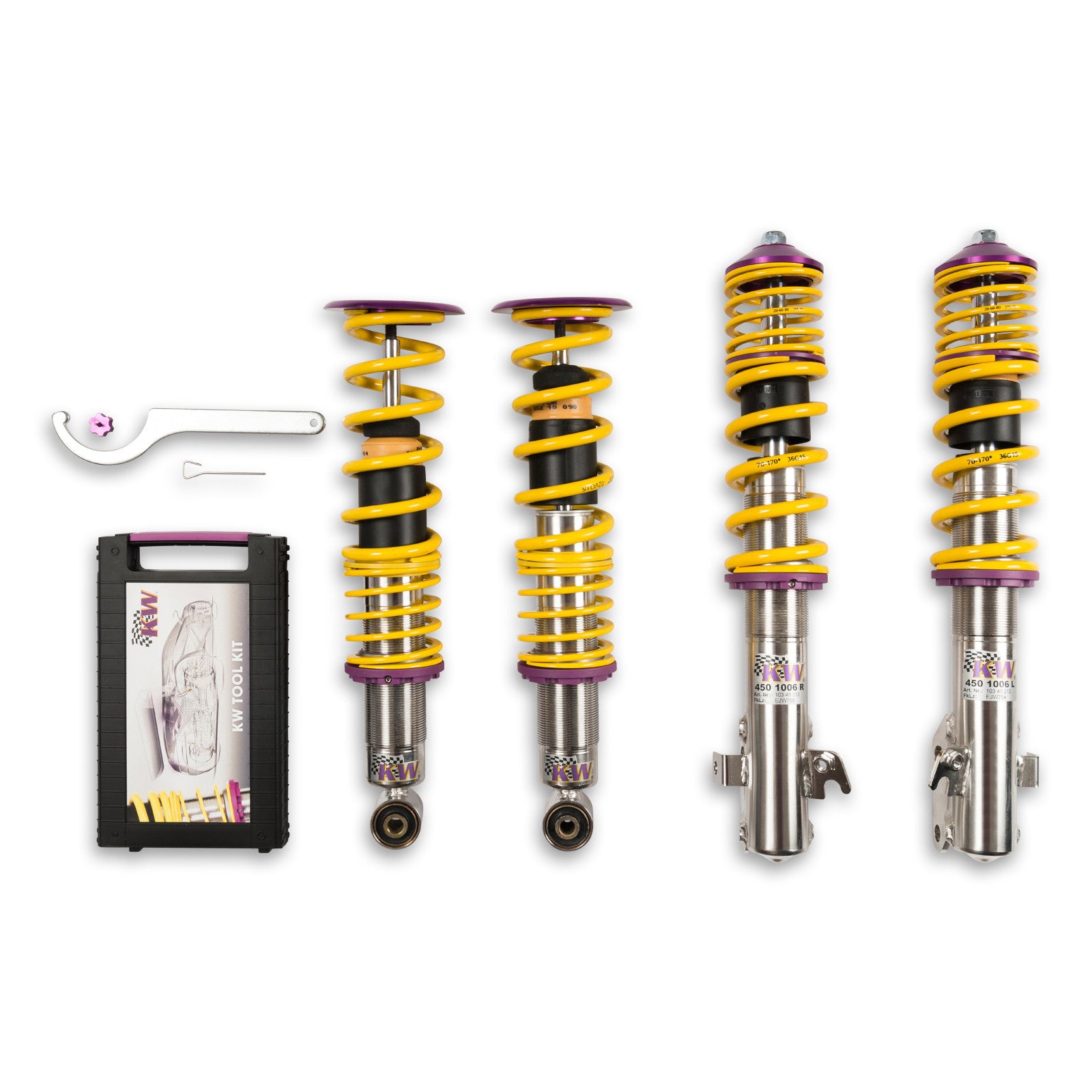 KW Coilover Kit V1 2008 - 2014 Subaru Impreza WRX (GR, GV)