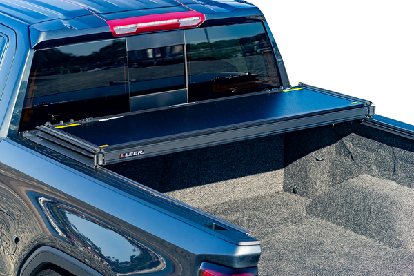 LEER 2014 - 2019 GM Silverado/Sierra 1500 HF350M 6Ft 6In Limited Tonneau Cover - Folding Full Size Standard Bed