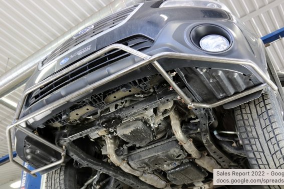 LP Aventure 2010 - 2014 Subaru Outback Small Bumper Guard - Bare