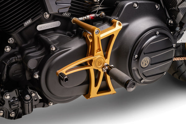 Performance Machine Harley Davidson M8 Mid Control - Gold Ops