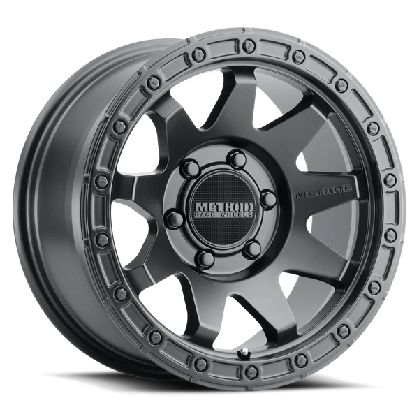 Method MR317 18x9 +3mm Offset 6x5.5 106.25mm CB Matte Black Wheel