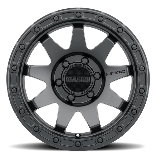Method MR317 18x9 +3mm Offset 6x5.5 106.25mm CB Matte Black Wheel