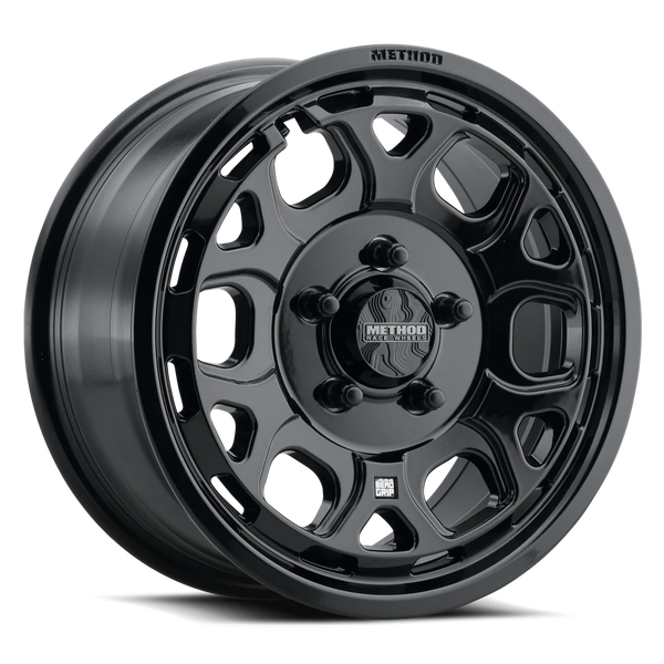 Method MR416 Bead Grip 15x7 / 5x114.3 (5x4.5) / 55mm Offset / 68.00mm CB / Gloss Black Wheel
