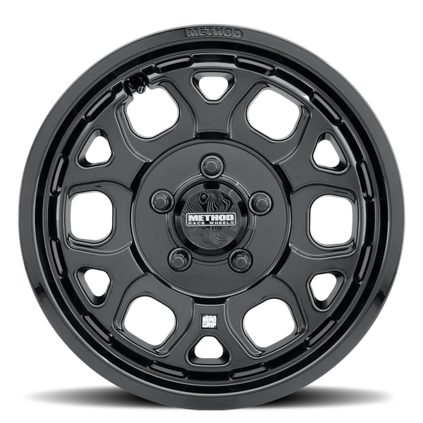 Method MR416 Bead Grip 15x7 / 5x114.3 (5x4.5) / 55mm Offset / 68.00mm CB / Gloss Black Wheel