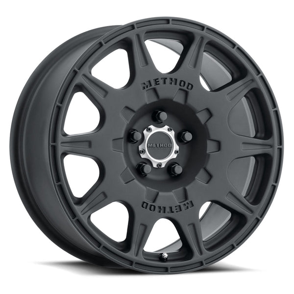 Method MR502 RALLY 17x8 +38mm Offset 5x108 63.4mm CB Matte Black Wheel