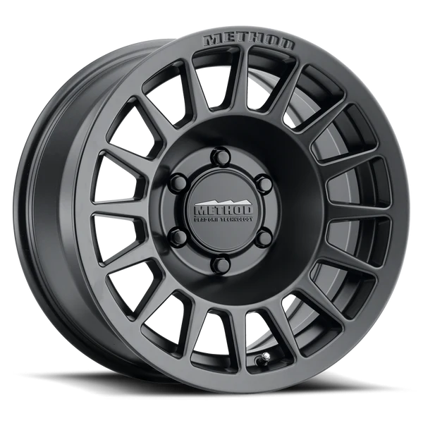 Method MR707 Bead Grip 17x7.5 / 50mm Offset / 6x130 BP / 84.1mm CB / 6.2in BS Matte Black Wheel