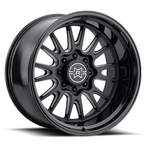 Method Raised MR802 20x10 / 8x180 BP / -18mm Offset / 124.1mm Bore - Double Black Milled Wheel