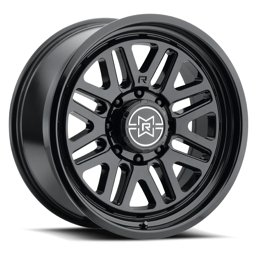 Method Raised MR804 20x9 / 8x180 BP / -12mm Offset / 124.1mm Bore - Gloss Black Wheel