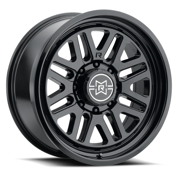 Method Raised MR804 20x9 / 8x180 BP / -12mm Offset / 124.1mm Bore - Gloss Black Wheel