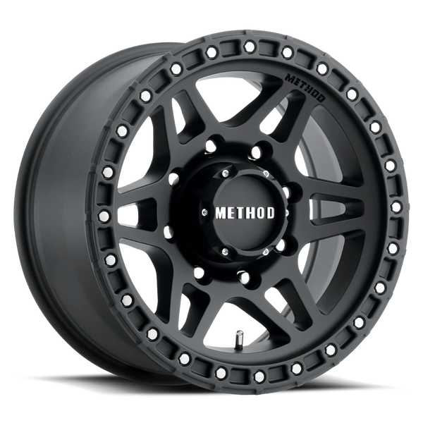Method MR312 18x9 +18mm Offset 8x180 130.81mm CB Matte Black Wheel