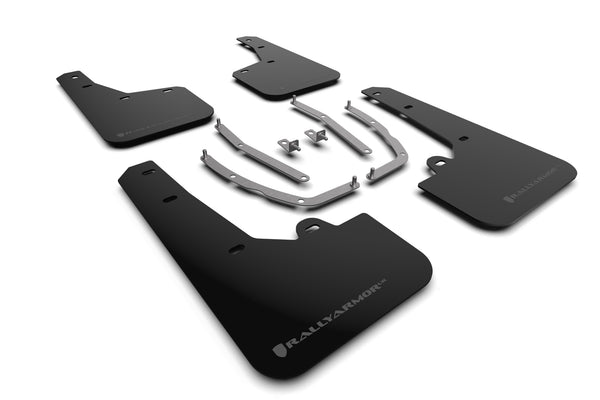 Rally Armor 2022 + Hyundai Tucson Black UR Mud Flap w/ Grey Logo