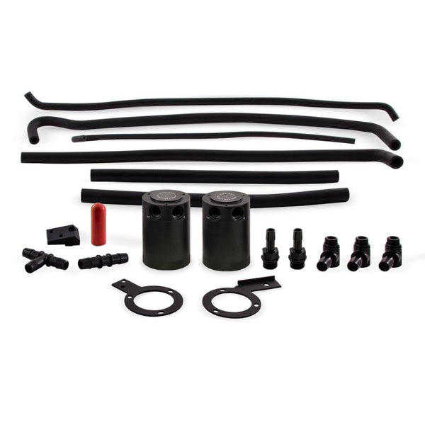 Mishimoto 2008 - 2014 Subaru STI Baffled Oil Catch Can Kit - Black