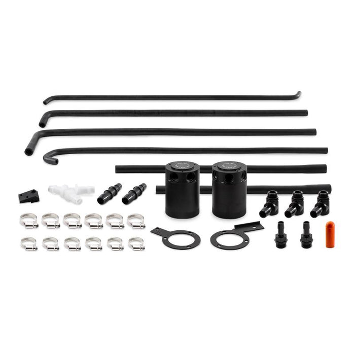 Mishimoto 2008 - 2014 Subaru WRX Baffled Oil Catch Can Kit - Black