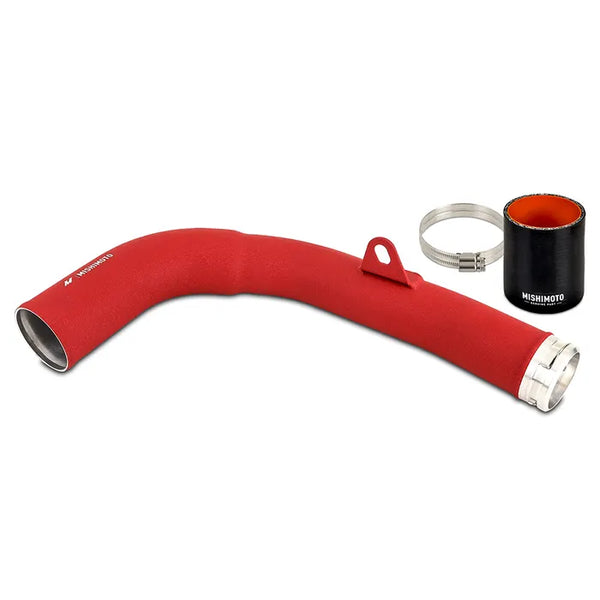 Mishimoto 2022+ Subaru WRX Charge Pipe - Wrinkle Red / Black