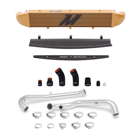 Mishimoto 2014-2019 Ford Fiesta ST 1.6L Front Mount Intercooler (Gold) Kit w/ Pipes (Silver)