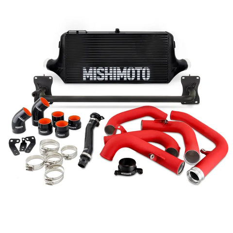 Mishimoto 2022+ WRX Front Mount Intercooler Kit Black Core Red Pipes