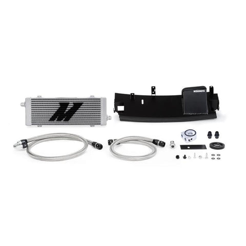 Mishimoto 2016 - 2018 Ford Focus RS Thermostatic Oil Cooler Kit - Black / Silver