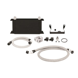 Mishimoto 2006 - 2007 Subaru WRX/ STi Thermostatic Oil Cooler Kit - Black / Silver