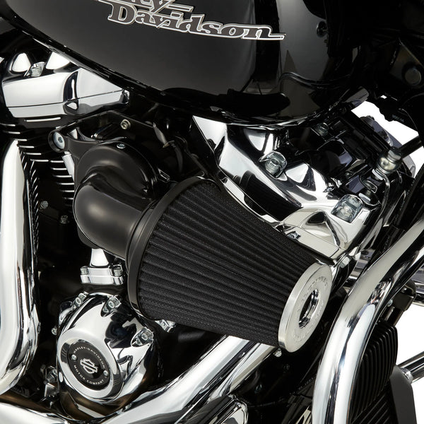 Arlen Ness 2000 - 2017 Harley Twin Cam Monster Sucker Black Air Cleaner Kit - 81-000