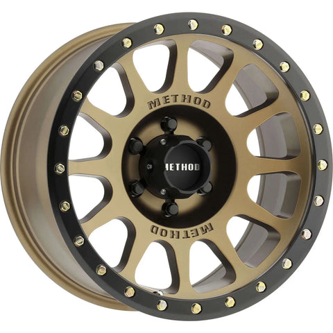 Method MR305 NV 20x9 +18mm Offset 6x5.5 108mm CB Method Bronze/Black Street Loc Wheel