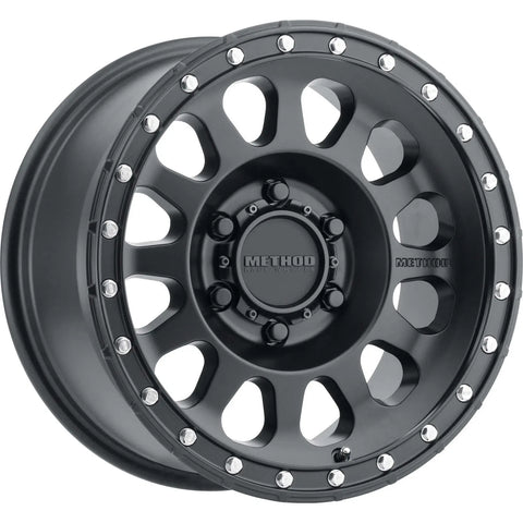 Method MR315 20x9 / 6x5.5 BP / 0mm Offset / 106.25mm CB Matte Black Wheel