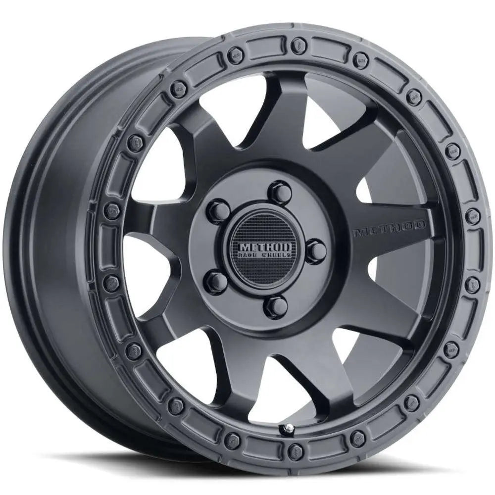 Method MR317 20x9 +18mm Offset 5x150 110.5mm CB Matte Black Wheel