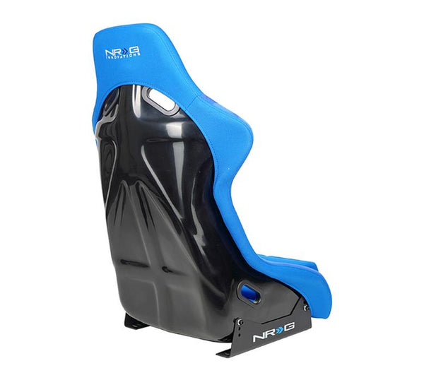 NRG FRP Bucket Seat (Blue Cloth) - Large