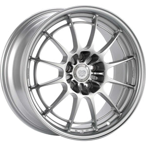 Enkei NT03+M 18x9.5 5x114.3 40mm Offset 72.6mm Bore Silver Wheel