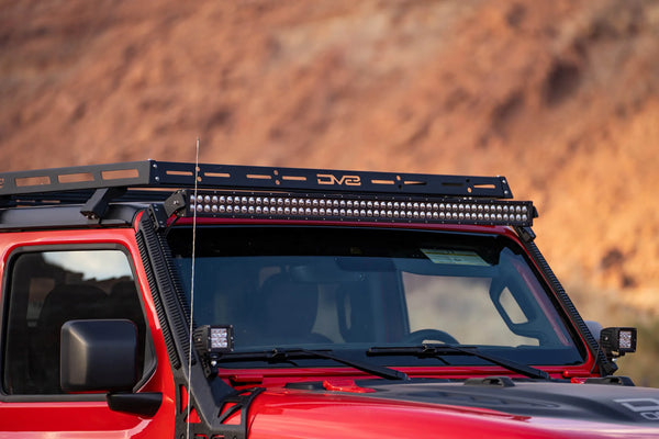 DV8 Offroad 2007 - 2018 Jeep Wrangler JK 4 DR / 2018 + JL 2 DR & JT / 2018 + Gladiator Roof Rack