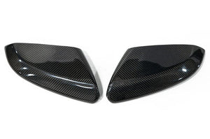 OLM Carbon Fiber Mirror Covers (Gloss Finish) - 2016-2021 Honda Civic