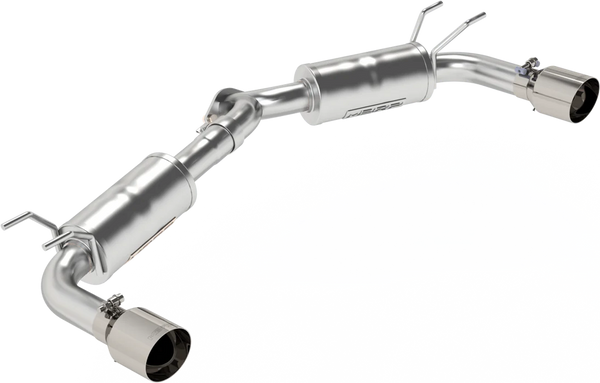 MBRP 2019 - 2023 Mazda 3 Hatchback T304SS 2.5in Axle-Back, Dual Rear Exit Street Profile