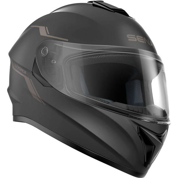 Sena Technologies Outforce Full Face Bluetooth Helmet Matte Black