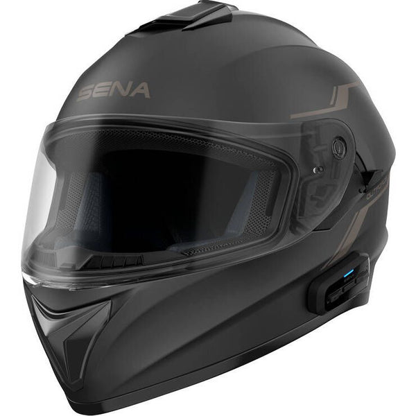Sena Technologies Outforce Full Face Bluetooth Helmet Matte Black