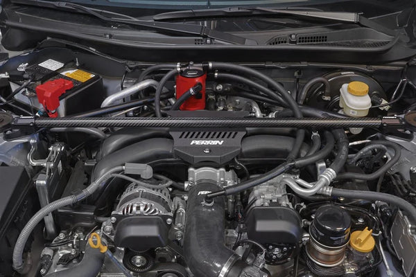 PERRIN Air Oil Separator - Red - 2013-2016 Scion FR-S / 2013-2026 Subaru BRZ / 2017-2026 Toyota GR86 / 86