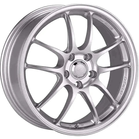 Enkei PF01 15x7 4x100 35mm Offset Silver Wheel