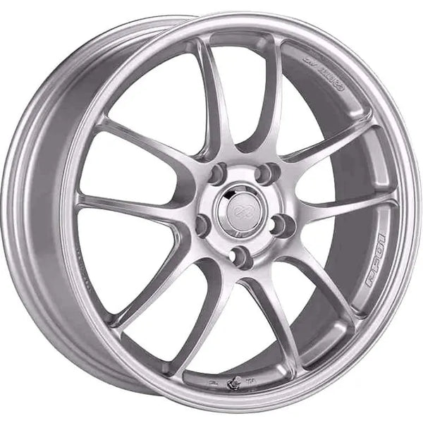 Enkei PF01 17x8 5x114.3 50mm offset Silver Wheel