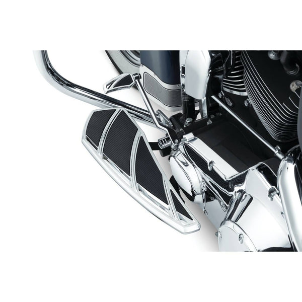 Kuryakyn Chrome Phantom Drivers Floorboards - 1999 - 2023 Harley Davidson