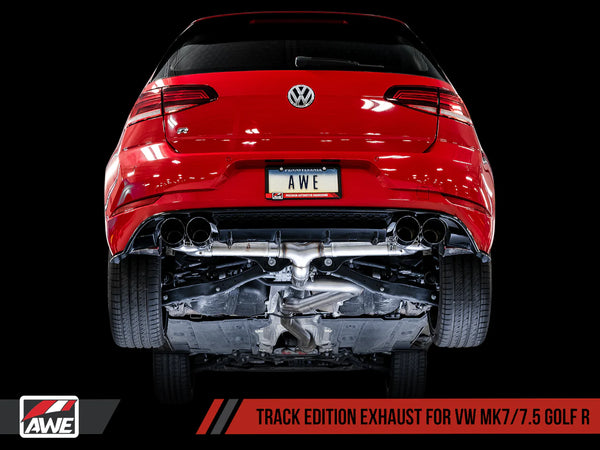 AWE Tuning 2018 - 2019 Volkswagen Golf R MK7.5 SwitchPath Exhaust w/Chrome Silver Tips 102mm